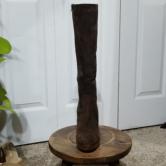 Steve Madden Brown Suede Knee High Boots - Picture 6 of 8